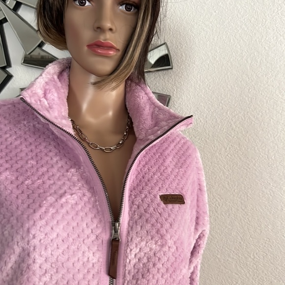 NWT ( Columbia) Ladies fleas jacket size L light, pink color - Picture 9 of 17
